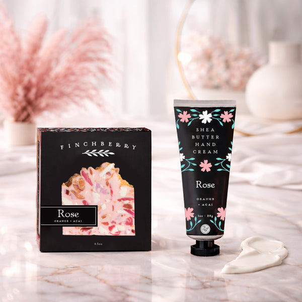 Rose Travel Hand Cream - Set of 6