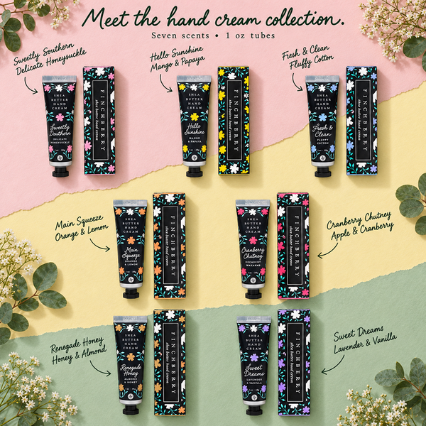 Travel Hand Cream Collection with Free Testers and Display