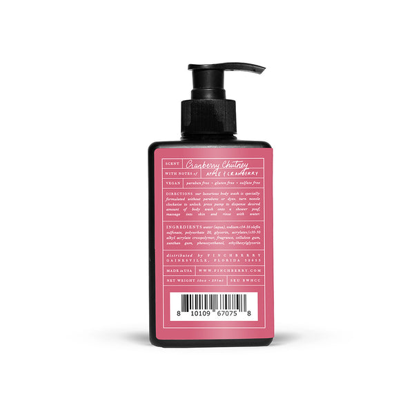 Holiday Cranberry Chutney Body Wash - Set of 3