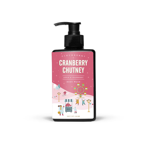 Holiday Cranberry Chutney Body Wash - Set of 3