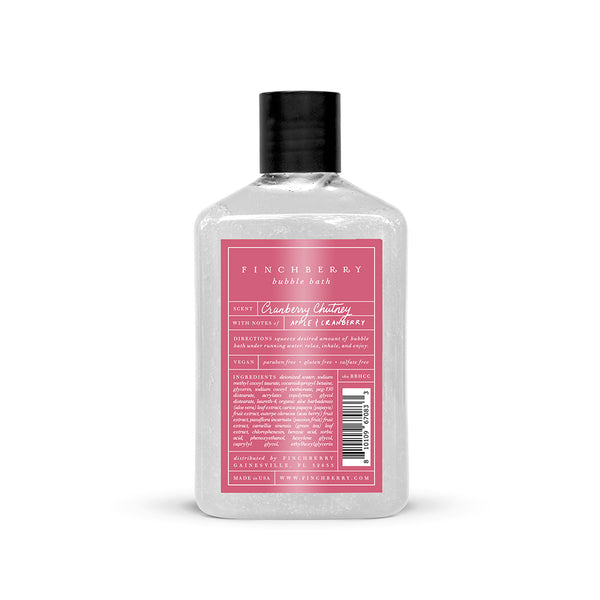 Holiday Cranberry Chutney Bubble Bath - Set of 3