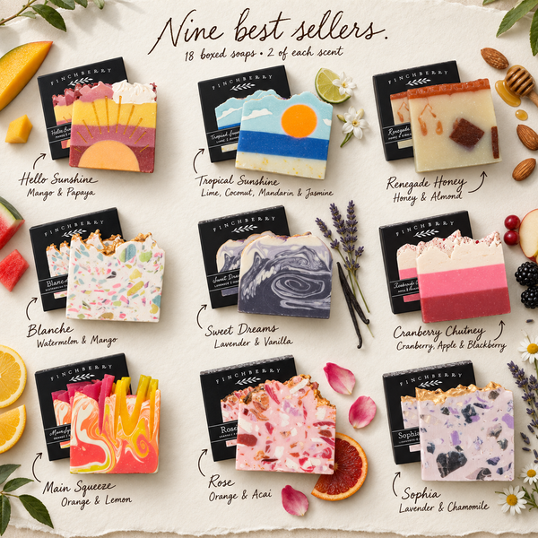 Best Selling Boxed Soap Collection with Display