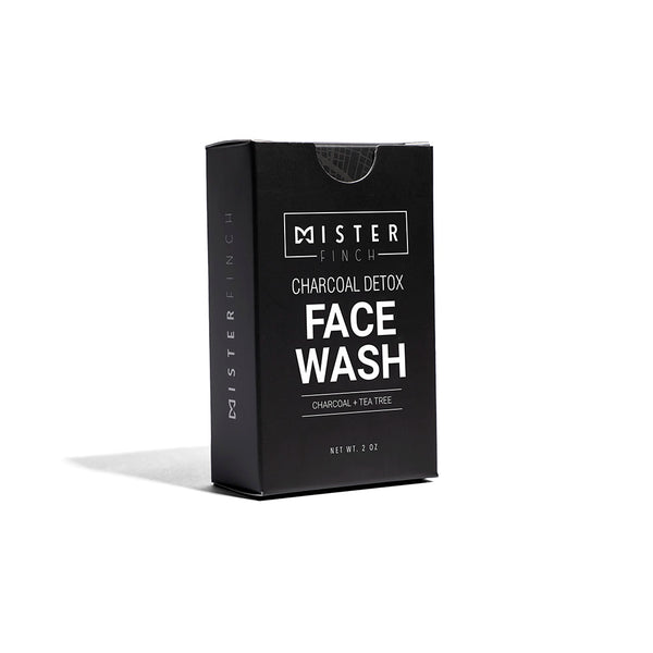 Mister Finch - Charcoal Detox Face Wash (Boxed) - Set of 6 - Wholesale Soap