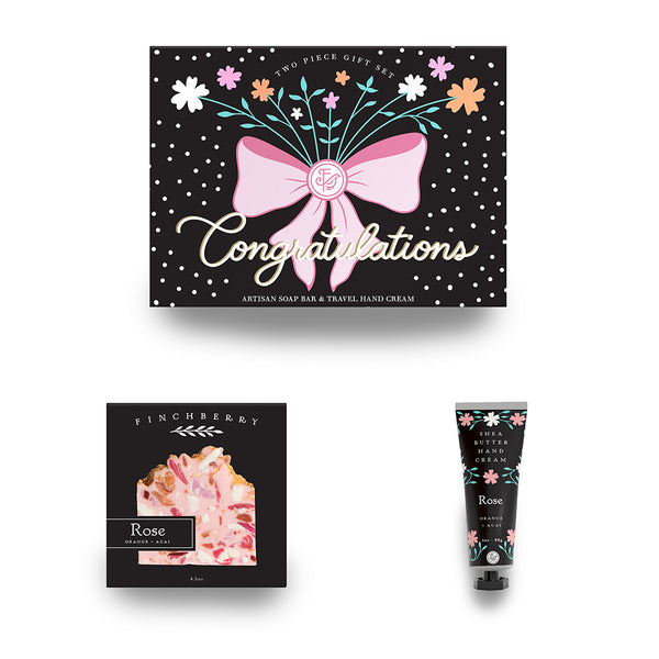 Congratulations 2 Piece Gift Set - Set of 3