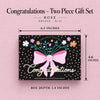Congratulations - Two Piece Gift Set - Product Dimensions
