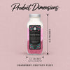 Cranberry Chutney Fizzy Salt Soak product dimensions