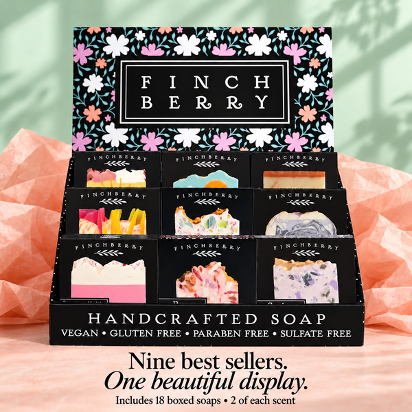 Best Selling Boxed Soap Collection with Display