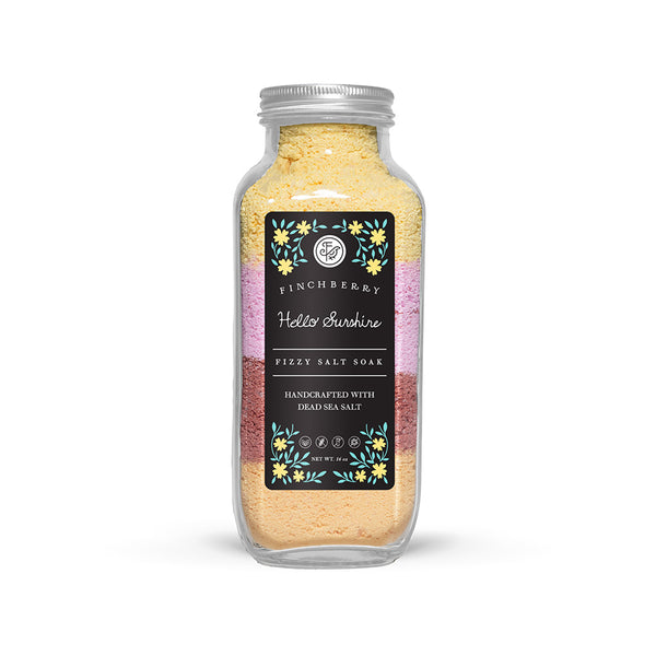 Hello Sunshine Fizzy Salt Soak - Set of 6