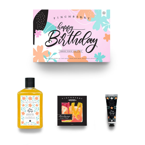 Happy Birthday Gift Set - 3 Piece Set