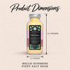 Hello Sunshine Fizzy Salt Soak product dimensions