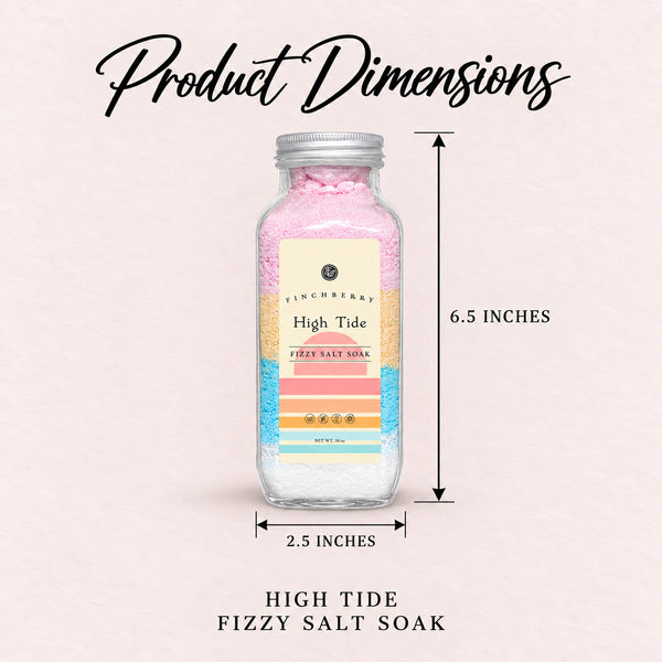 High Tide Fizzy Salt Soak product dimensions