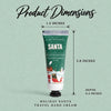 Holiday Travel Hand Cream - Santa product dimensions