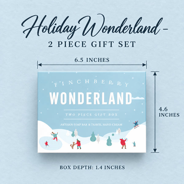 Holiday Wonderland - 2 Piece Gift Set - Product Dimensions