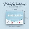 Holiday Wonderland - 2 Piece Gift Set - Product Dimensions