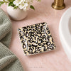 Leopard print Ceramic Soap Dish (set of 4 dishes)