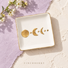 Lunar Ceramic Soap Dish (set of 4 dishes)