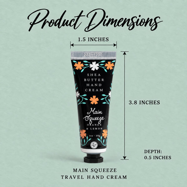 Main Squeeze Travel Hand Cream product dimensions