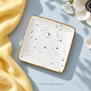 Speckled Ceramic Soap Dish (set of 4 dishes)