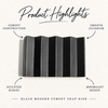Black Modern Cement Soap Dish product highlights