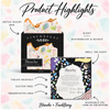 Blanche boxed soap product highlights with scent