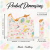 Blanche soap product dimensions approximately 3.5 by 3.5 by 1 inch and 4.5 ounces