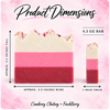 Cranberry Chutney soap product dimensions approximately 3.5 by 3.5 by 1 inch and 4.5 ounces