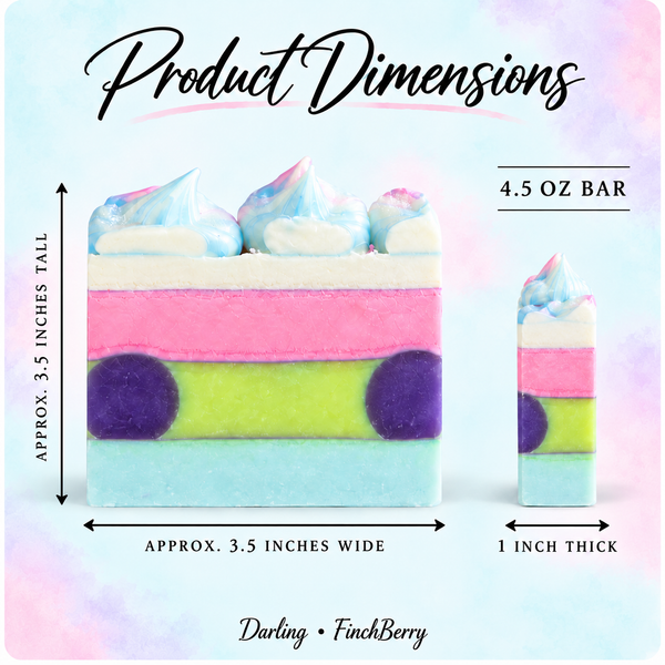 Darling soap product dimensions