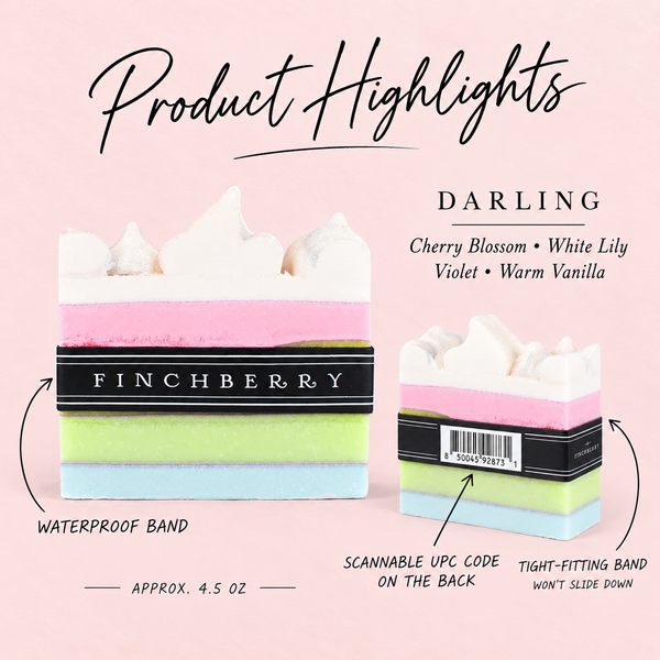 Darling banded soap product highlights