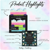 Darling boxed soap product highlights with scent