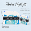 Fresh & Clean banded soap product highlights