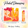 Main Squeeze soap product dimensions