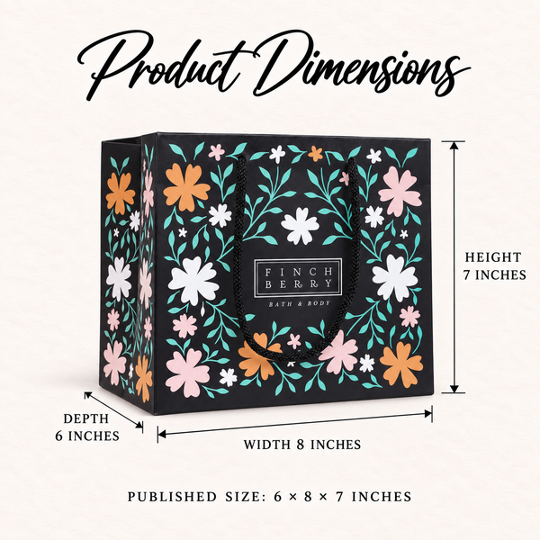 Medium gift bag product dimensions