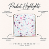 Pastel Terrazzo Soap Dish product highlights