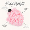 Pink Lacy Loofah product highlights