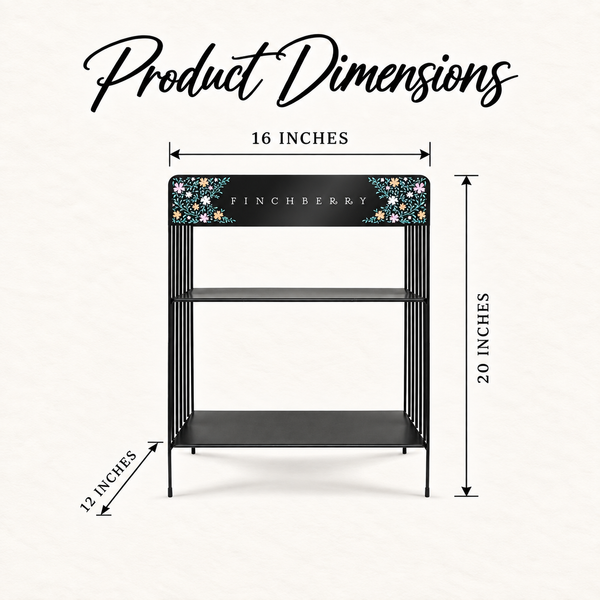 Small Metal Display Unit product dimensions