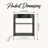 Small Metal Display Unit product dimensions