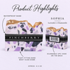 Sophia banded soap product highlights