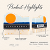 Tropical Sunshine banded soap product highlights