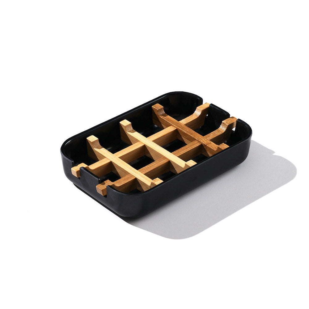 Black Bamboo Soap Dish Black Bamboo Soap Dish