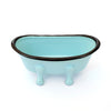 Blue Farmhouse Enameled Tub Soap Dish