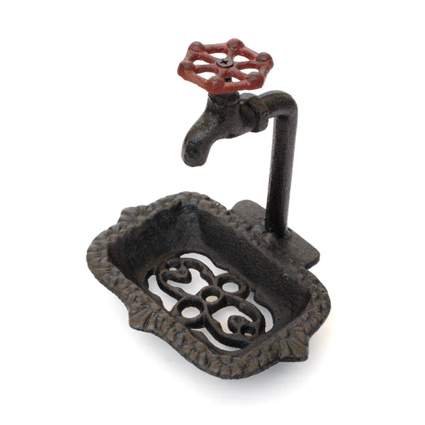 Iron Faucet Soap Dish (set of 4 dishes)
