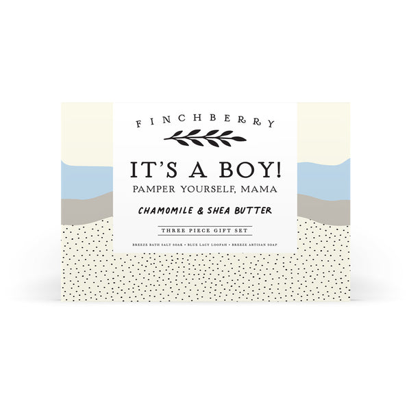 3 PC Gift Set - It's A Boy! - Baby Shower Gift