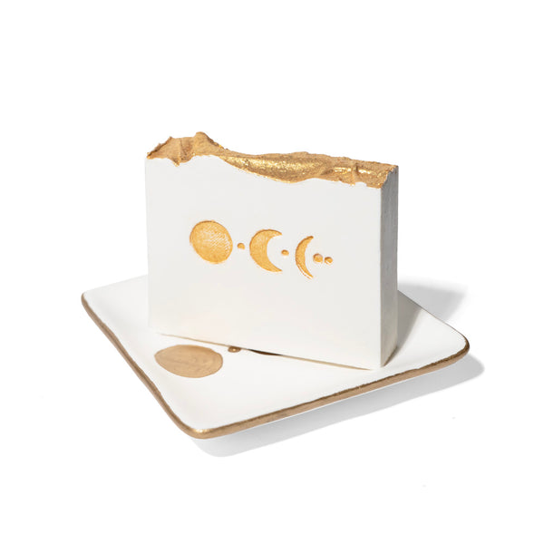Lunar Ceramic Soap Dish (set of 4 dishes)