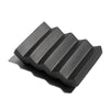 Modern Cement Soap Dish - Black - Set of 4