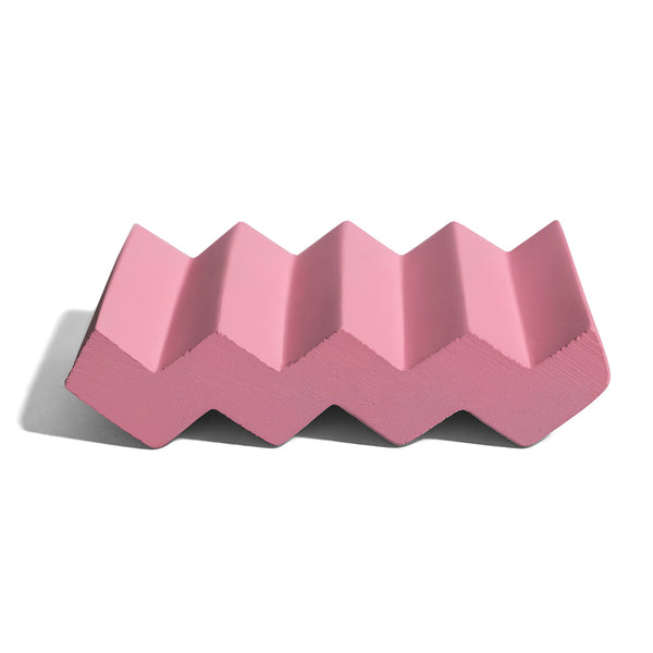 Modern Cement Soap Dish - Pink - Set of 4