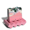 Modern Cement Soap Dish - Pink - Set of 4