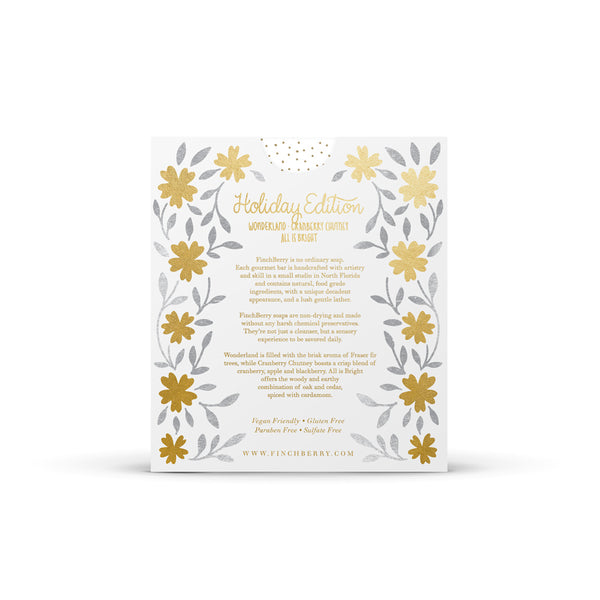 Holiday Edition 3-Bar Gift Set -  (Set of 4)