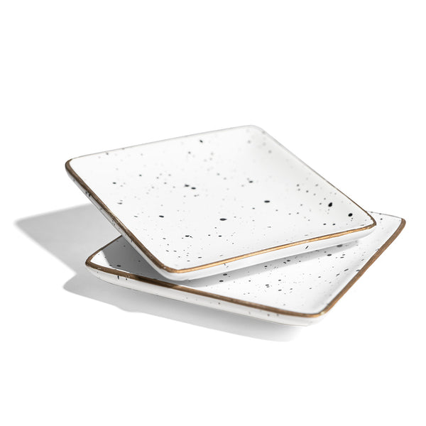 Speckled Ceramic Soap Dish (set of 4 dishes)